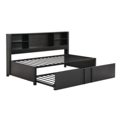 Streamdale Daybed with Trundle, Shelves