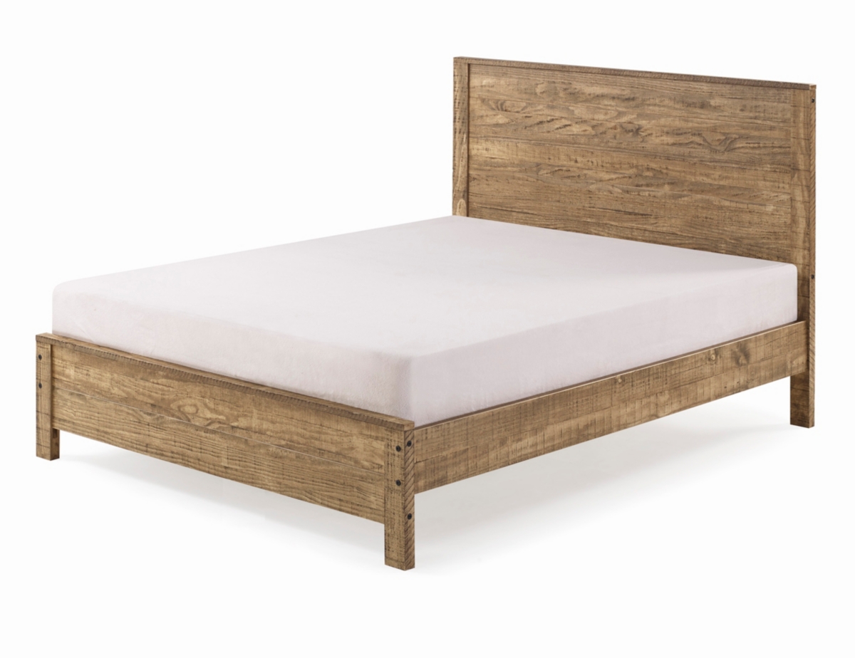 Streamdale Furniture Bed Frame: Solid Wood, Modern Rustic Style