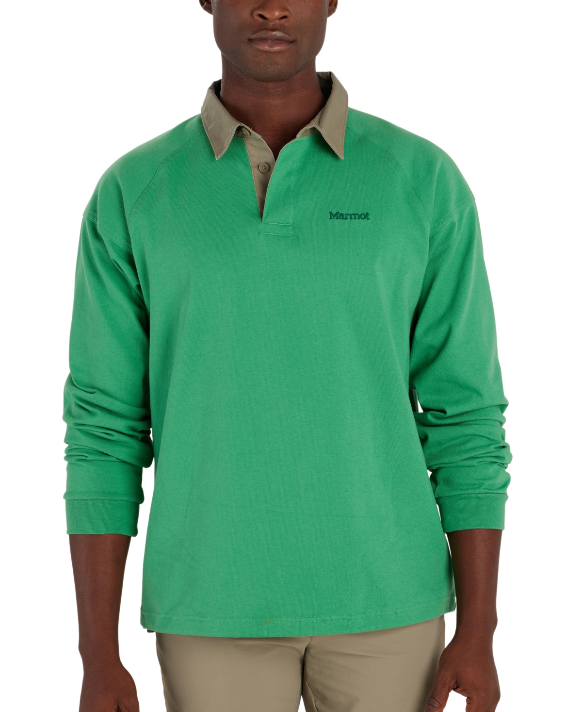Men's Mountain Works Rugby Pullover - Clover/vet