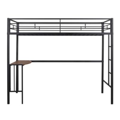 Streamdale Twin Over Full Bunk Bed with Desk and Ladder