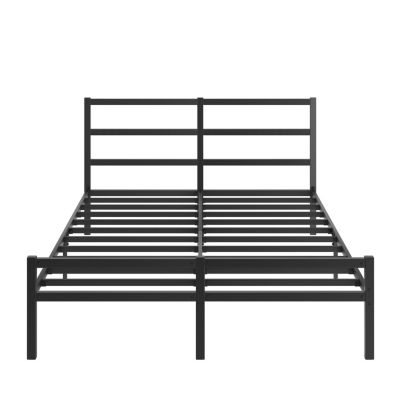 Streamdale Metal Platform Bed Frame with Headboard (Queen)