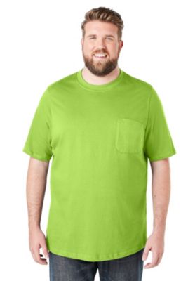 Big & Tall by KingSize Heavyweight Pocket Crewneck T-Shirt