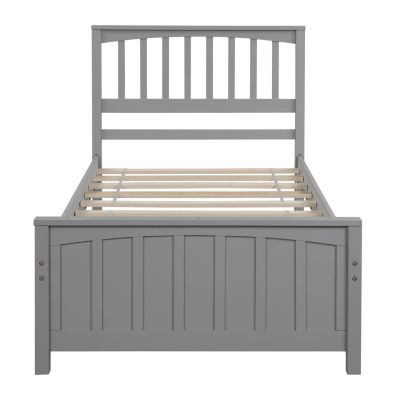 Streamdale Wood Platform Bed Twin Size Platform Bed