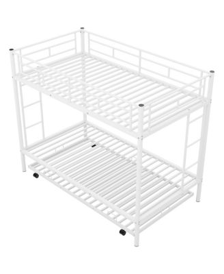 Twin Over Twin Bunk Bed With Trundle