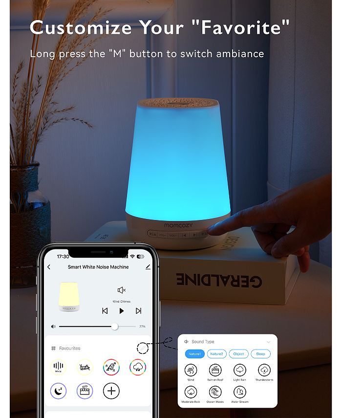 Momcozy White Noise Machine - White