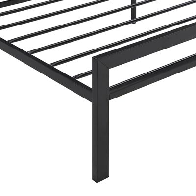 Twin Bed Frame, Modern Metal Bed