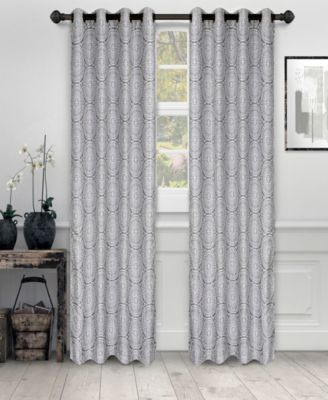 Traditional Eminence Jacquard 2 Piece Curtain Panels