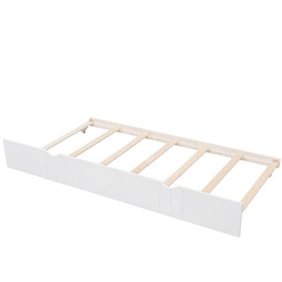 Twin Size Daybed Wood Bed With Twin Size Trundle