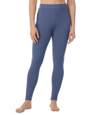 Cuddl Duds - Women's Stretch Ribbed High-Rise Leggings