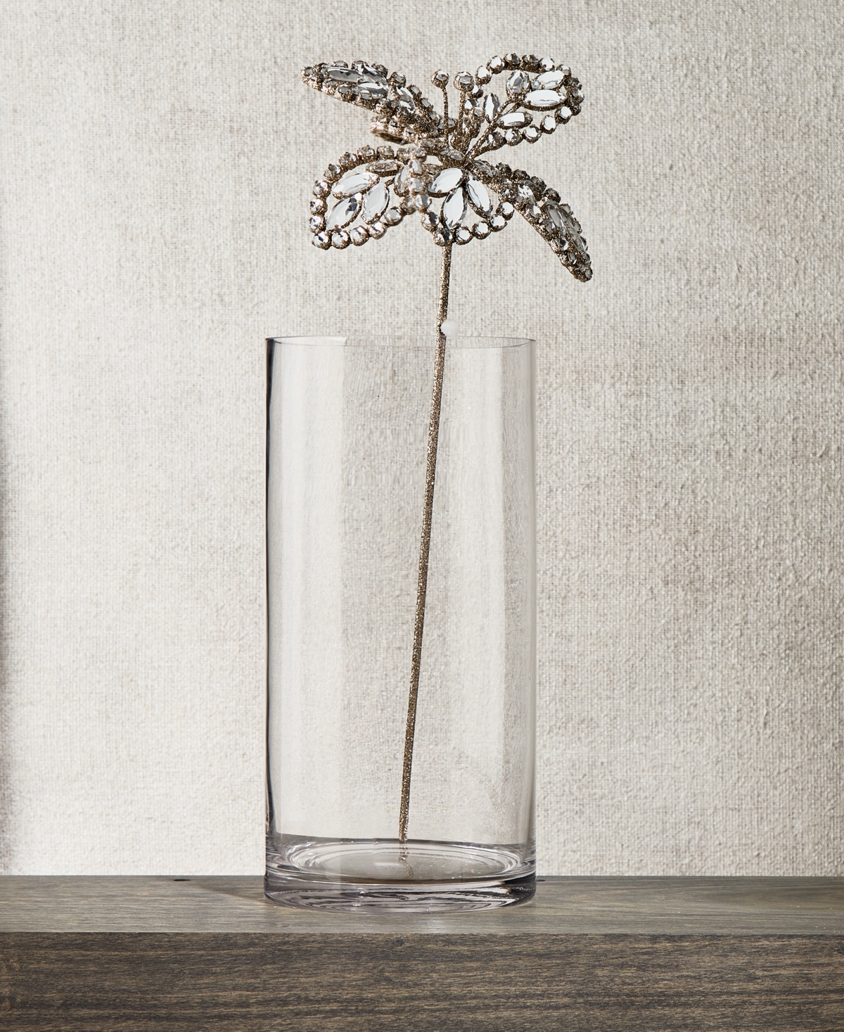 Holiday Lane Jeweled Elegance Flower Pick Ornament, Exclusively At Macy's In No Color