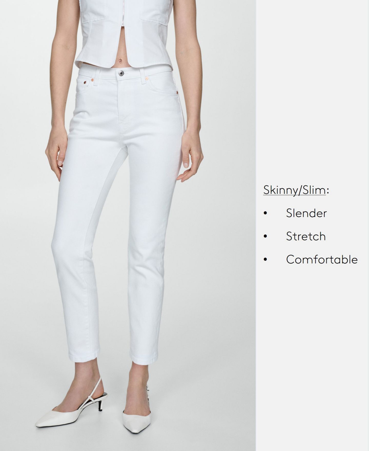 Женские джинсы Mango Skinny Push-Up, цвет: Тёмный синий — фото 3