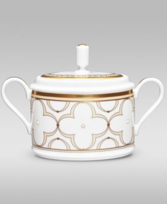 Trefolio Gold Sugar & Creamer Set