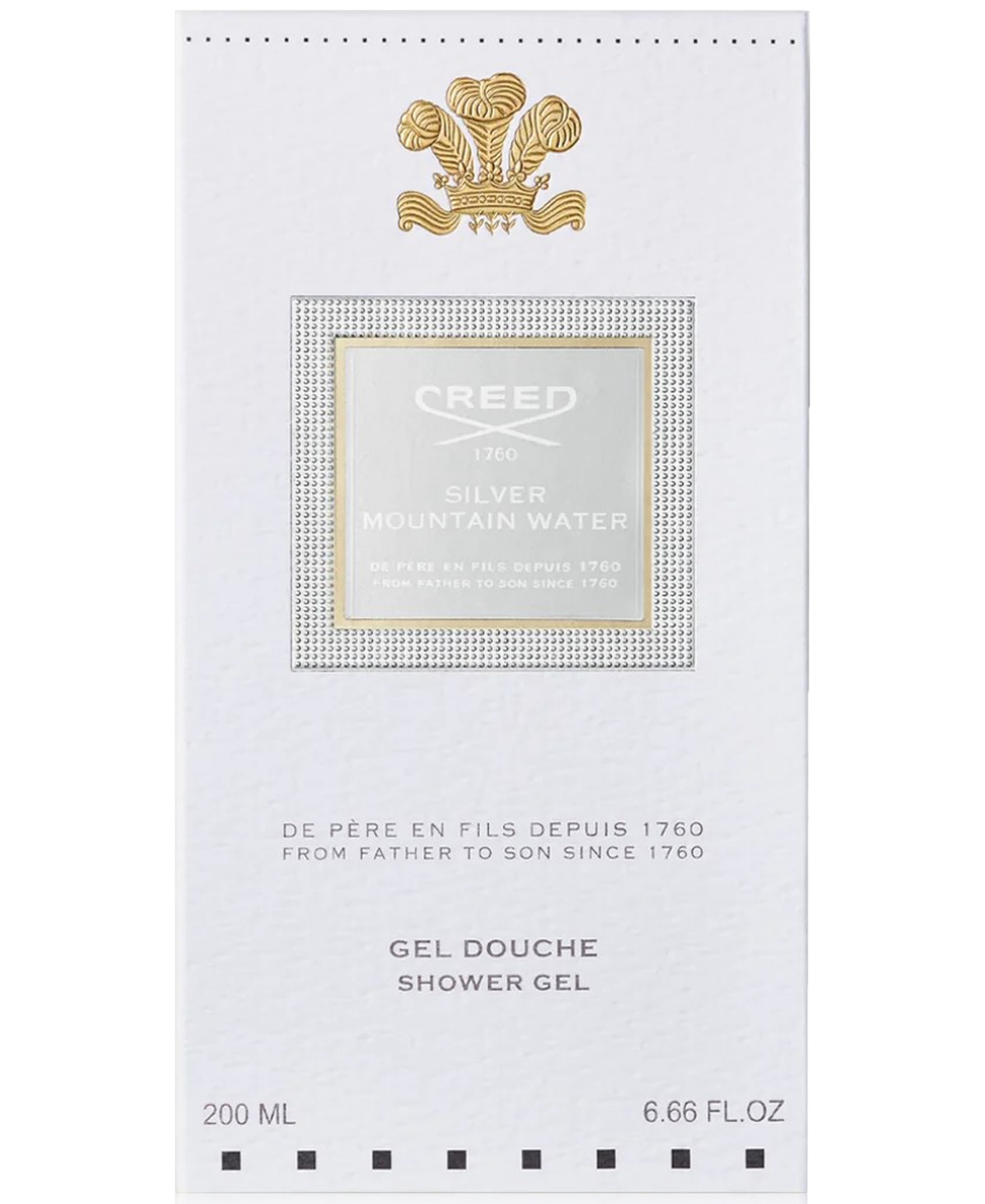 Creed Silver Mountain Water Shower Gel, 6.66 Oz. In No Color
