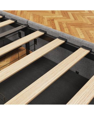 Queen Bed Frame with Storage Drawers