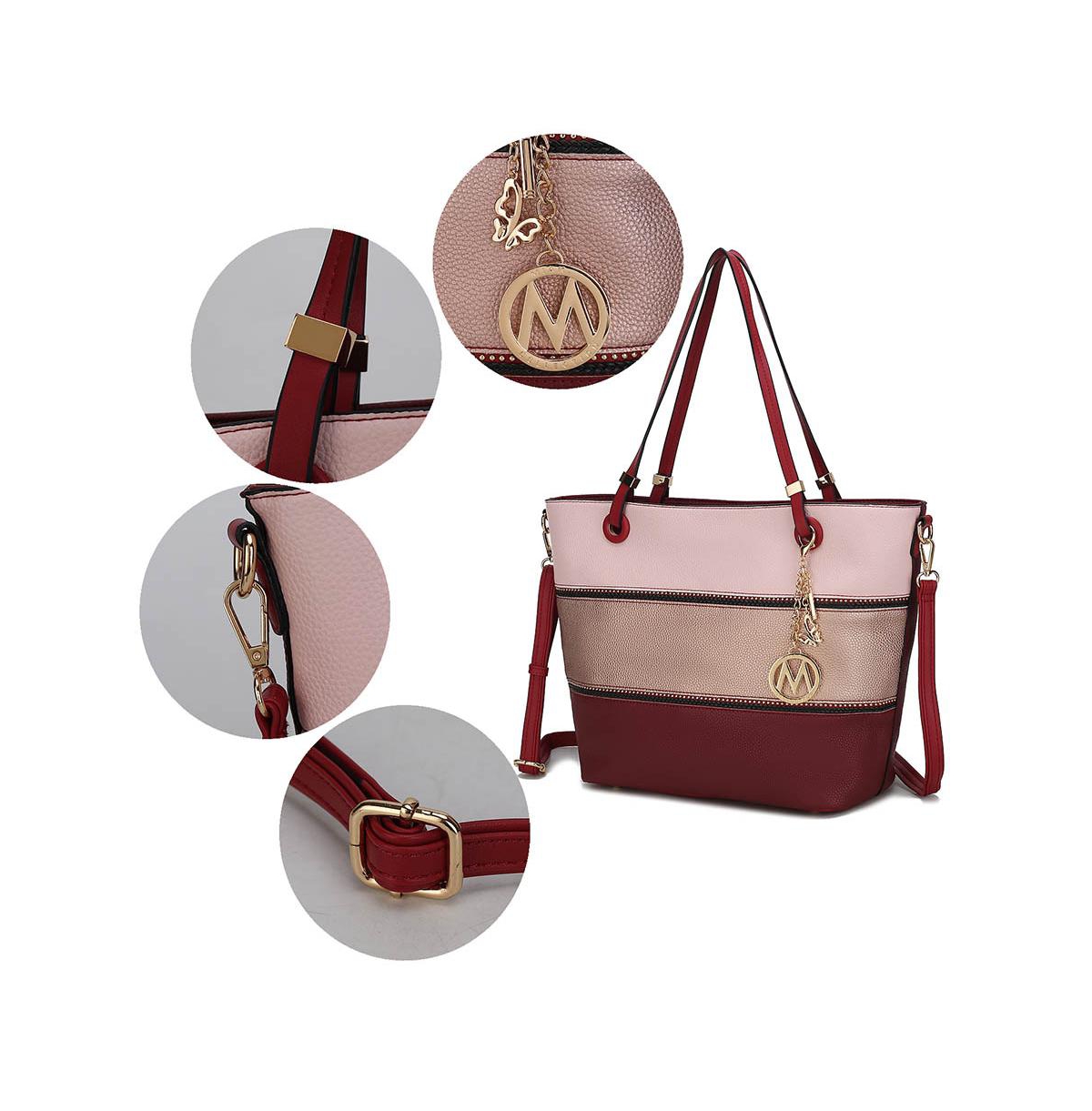 Mkf Collection Vallie Color-Block Tote Bag by Mia K