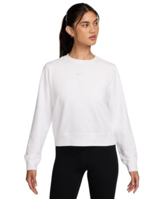 Nike Women s Dri FIT One Crewneck French Terry Sweatshirt Macy s