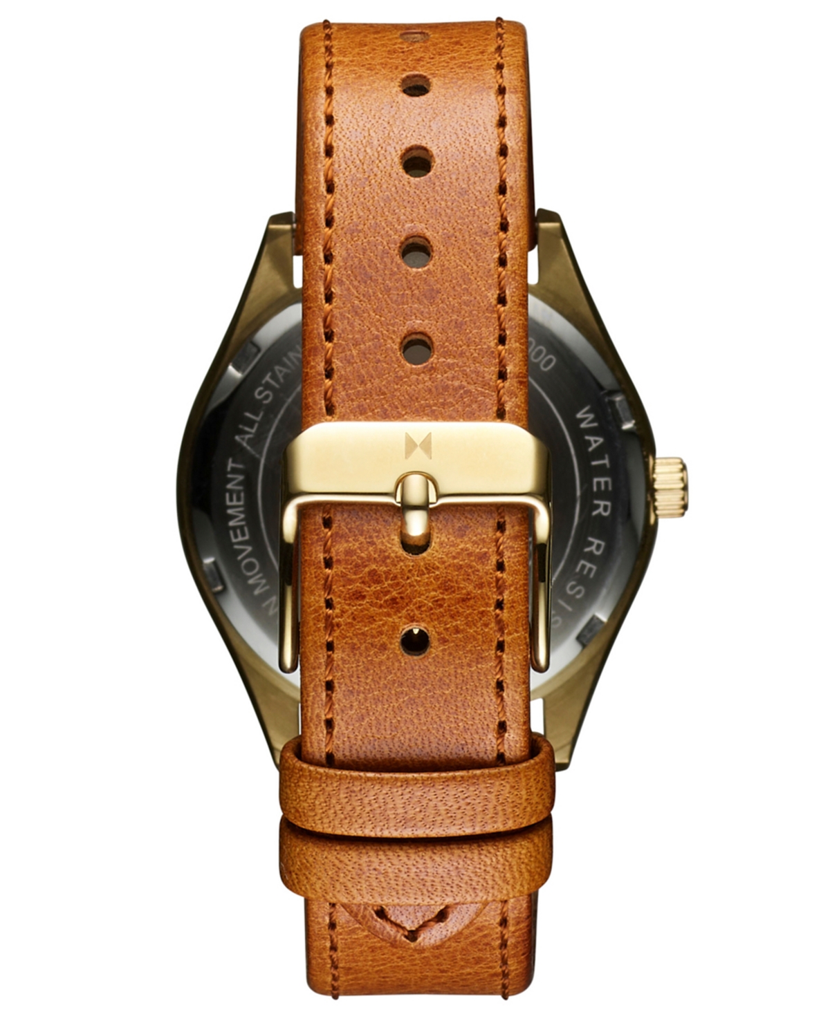 MVMT WOMEN'S RISE BOYFRIEND TAN LEATHER WATCH 36MM 