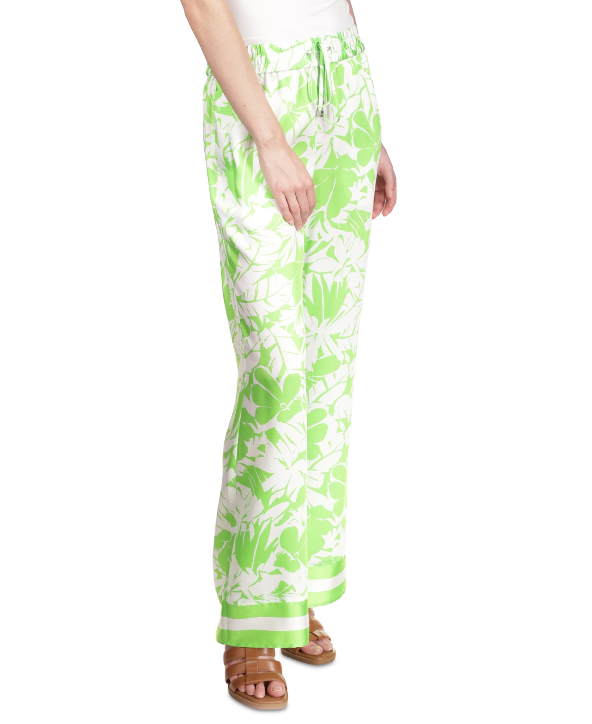 Michael kors pants womens green clearance