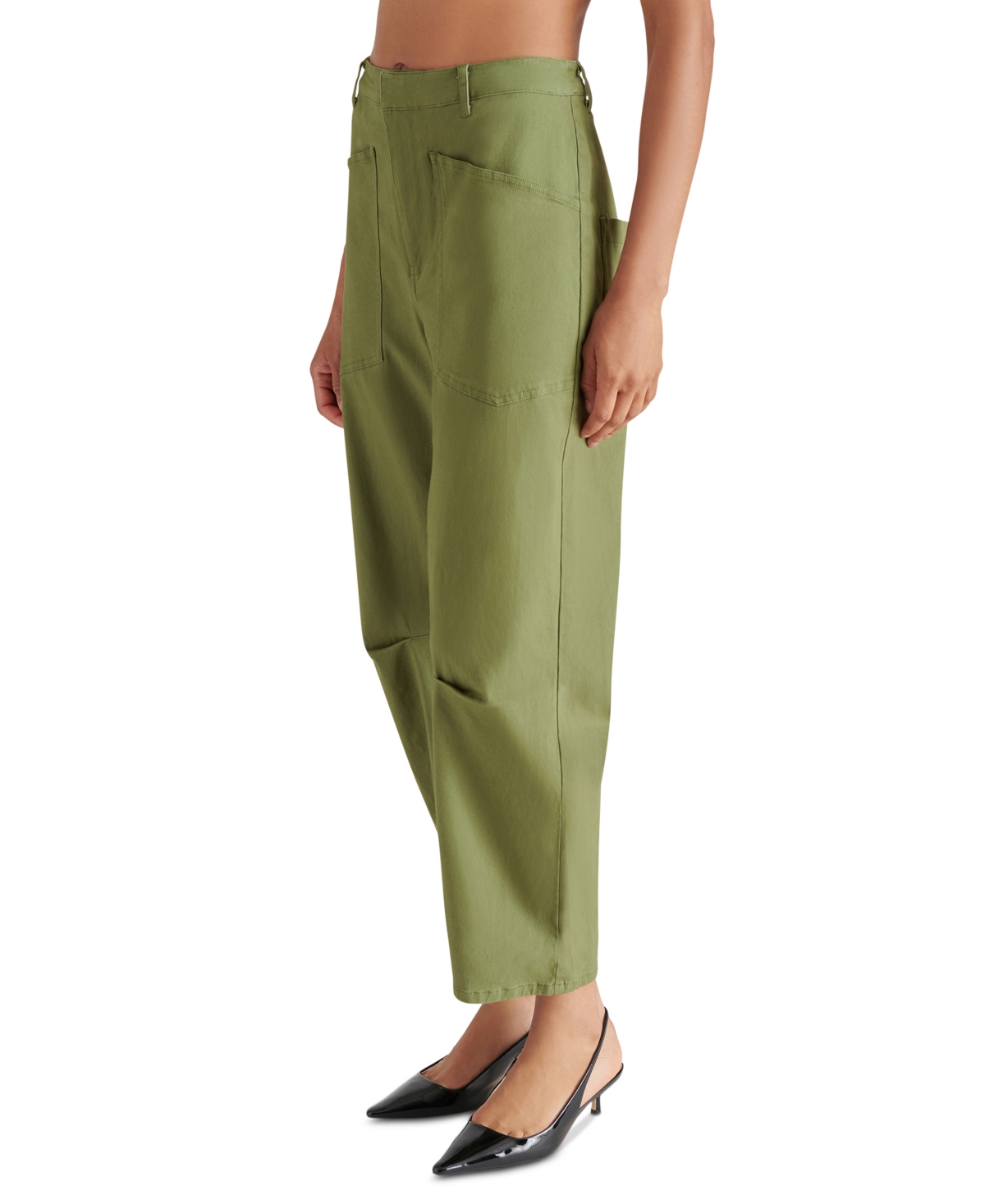 Steve Madden Women's Haniel Barrel-Leg Utility Pants