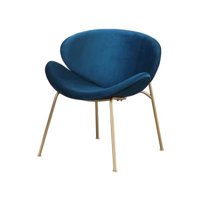 Velvet Dining Chairs with Metal Legs (6 Colors)