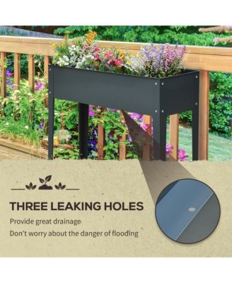 Elevated Vegetable Garden Bed Self-Draining, Raised & Safe Planter