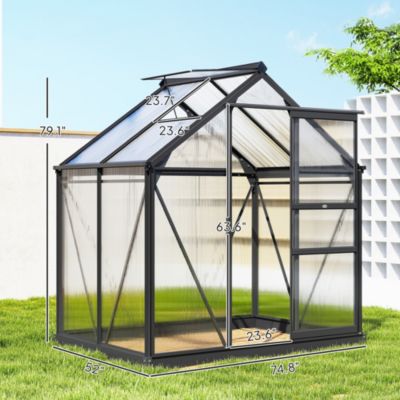 6' x 4' x 6.5' Large Polycarbonate Walk-in house,