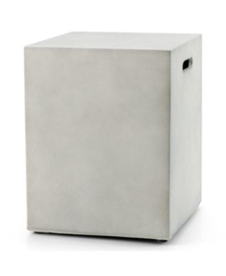 Propane Tank Cover Hideaway Table for Standard 20 Pounds Propane Tank-Grey