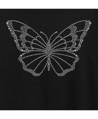 Butterfly Sparkle Plus Size Graphic T-Shirt