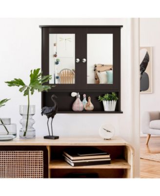 1-Pc. Wall-Mounted Mirror Cabinet Organizer