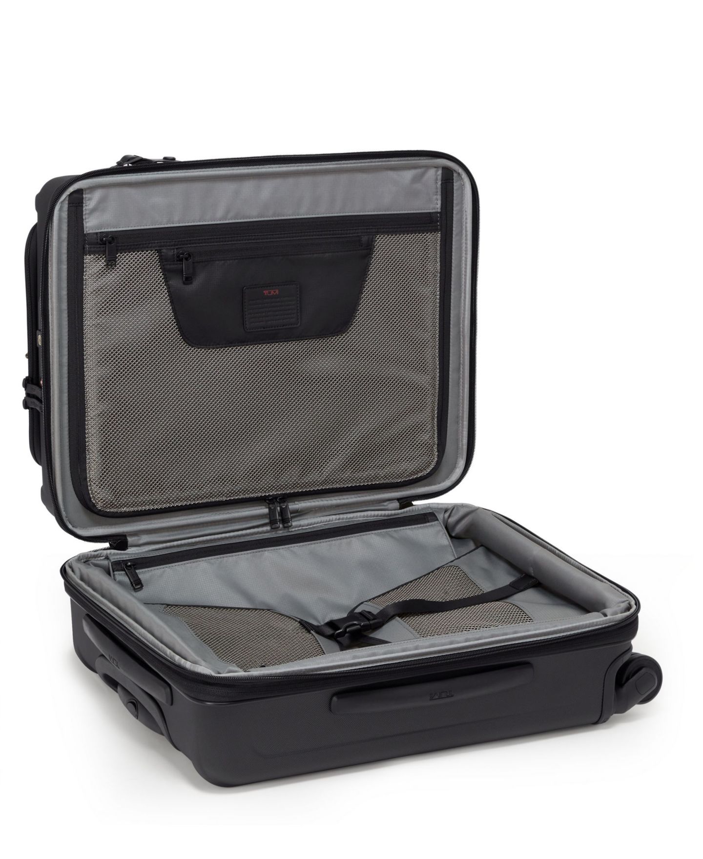 Чемодан Tumi AlphaContinental Expandable 4 Wheel Carry-On, цвет: Чёрный — фото 3