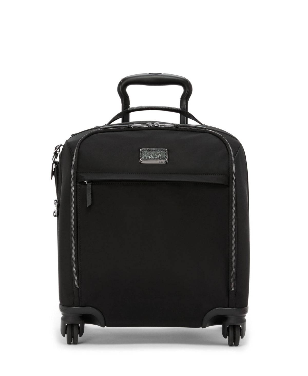 Tumi Voyageur Leger Compact Carry-on In Black,gunmetal