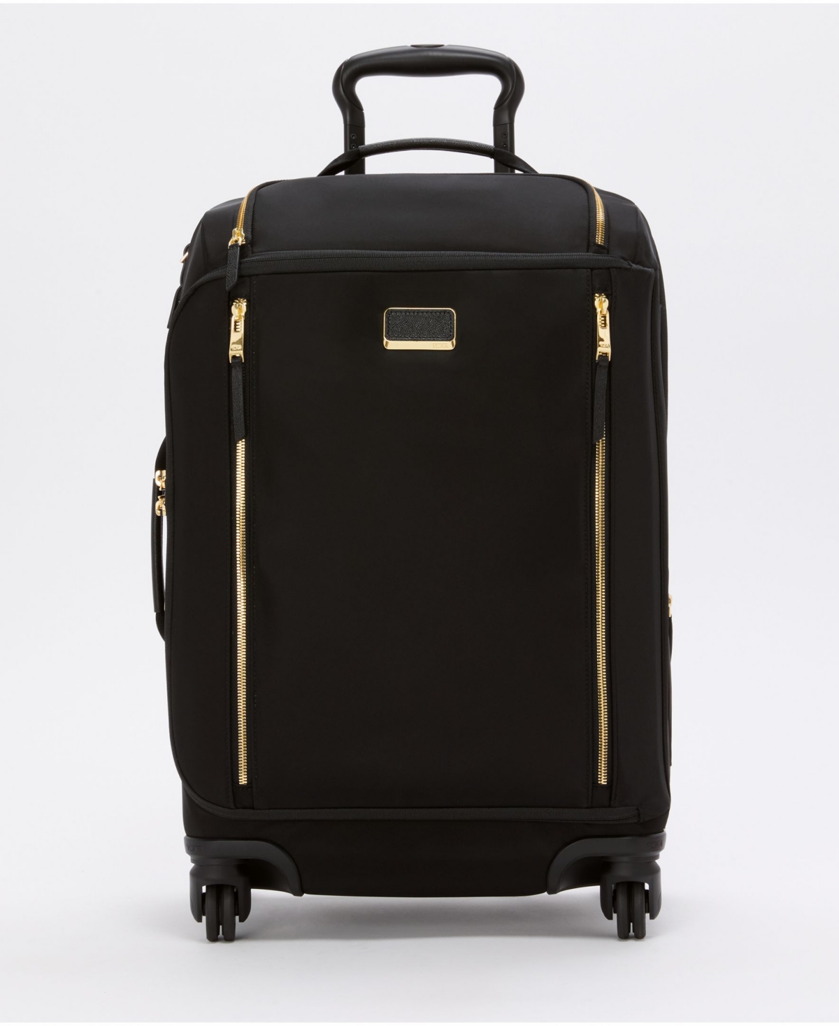 Tumi Leger Continental Expandable Carry On Wheeled Suitcase In Black,gold