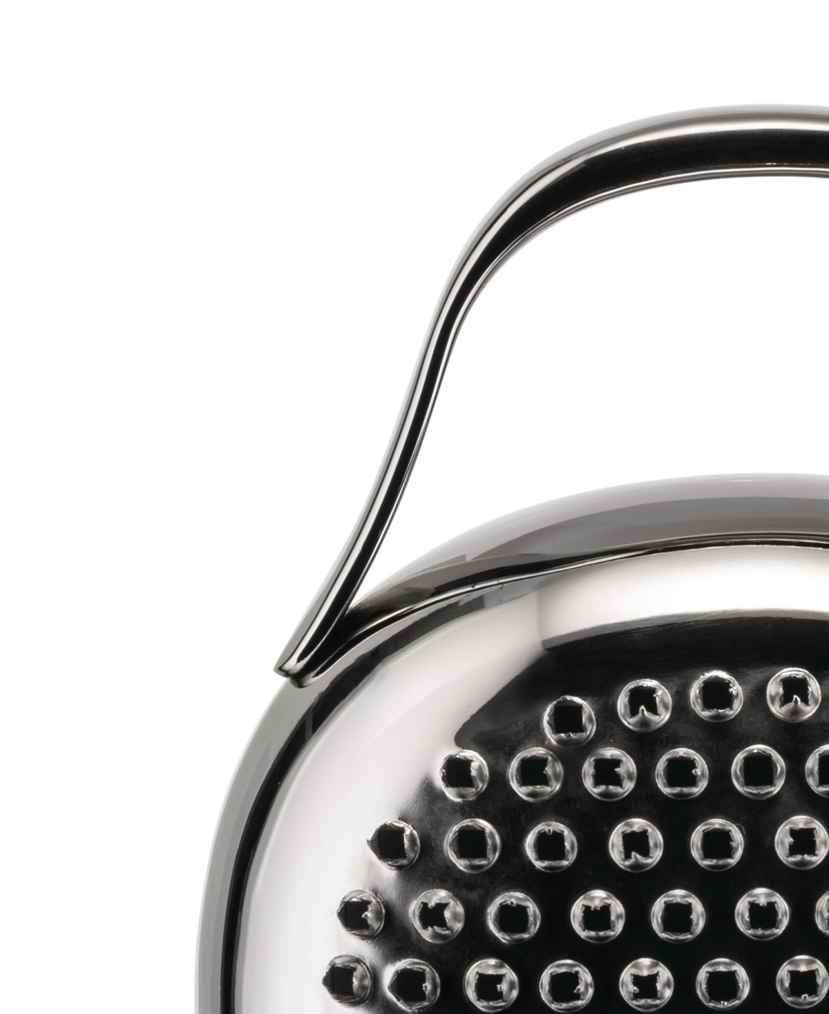 Alessi Cheese Grater By Gabriele Chiave,lorenza Bozzoli In Stainless Steel