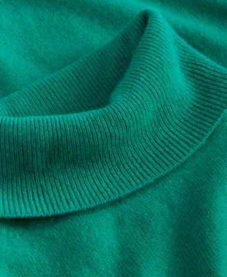 100% Cashmere Petite Turtleneck Sweater, Created for Macy's