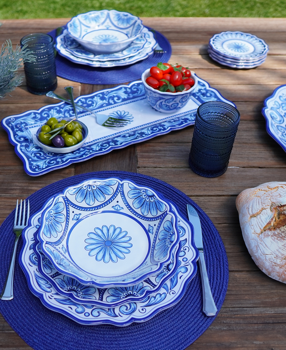 Certified International Veranda 2 Pc Appetizer Set, Service For 2