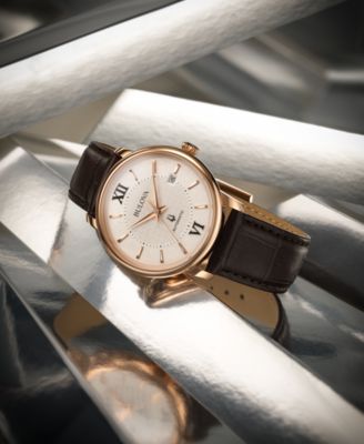 Unisex Automatic Hudson Brown Leather Strap Watch 39mm