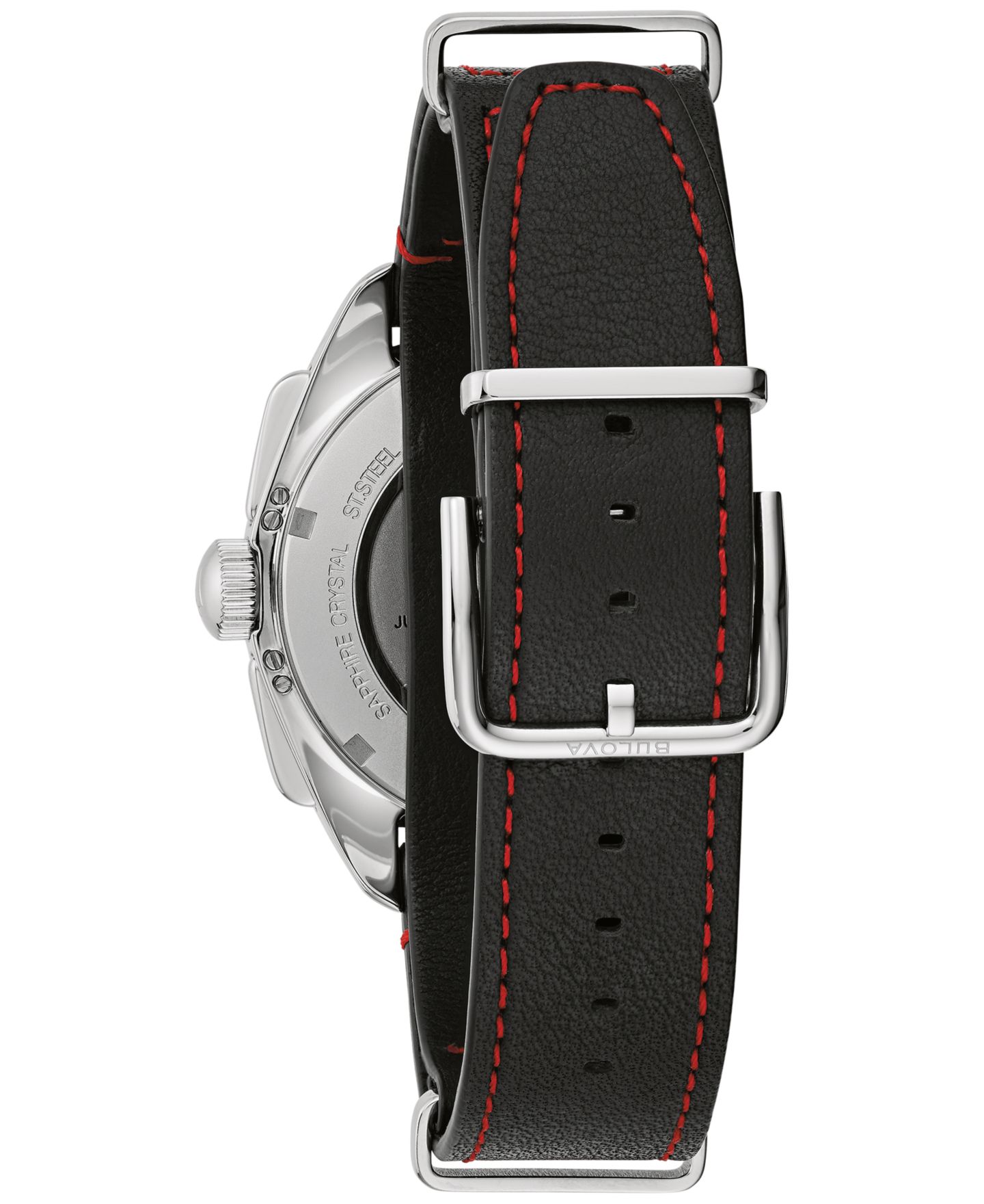 Мужские часы Bulova Lunar Pilot, хронограф, браслет из нержавеющей стали, 44 мм — фото 7