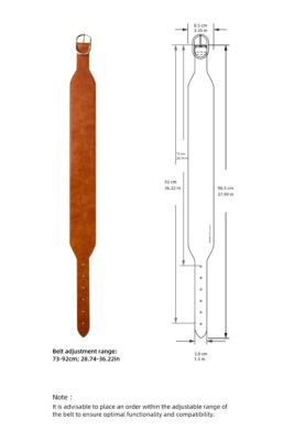 Women's Wide Belt Loop Center Buckle Victoria Hyde Heather