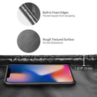 Garage Floor Mat Containment Mat for SUV Snow Mud Rain Compact Size 8'6"x20'