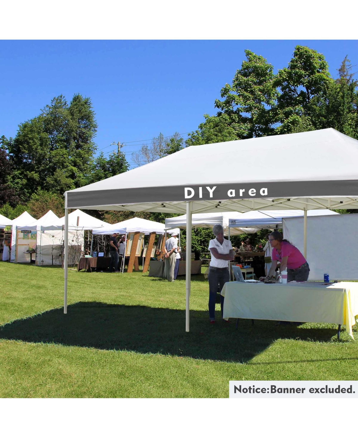 Yescom 9.619.1Ft Replacement Canopy Top Cover UV50+ Outdoor Patio Home Garden 10x20Ft