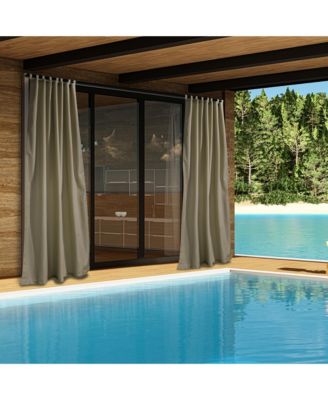 54"x96" Outdoor Curtain Panel Tab Top Drape UV30+ Pergola Porch Garden 4 Pack