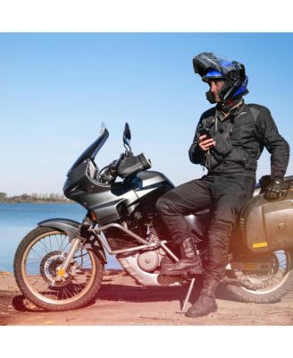 RUN-M3 Modular Flip Up Helmet Full Face Dual Visor DOT Motorcycle Bike