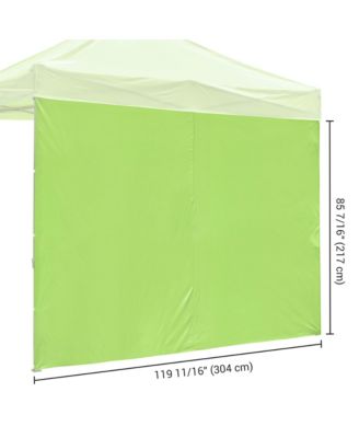 1080D 120g Sidewall UV30+ Fits 10x10ft Canopy Outdoor Picnic 2 Pieces