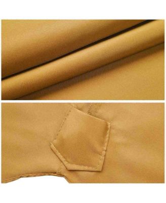 10x6ft Universal Replacement Umbrella Canopy with Tippet Top Cover Patio Beach