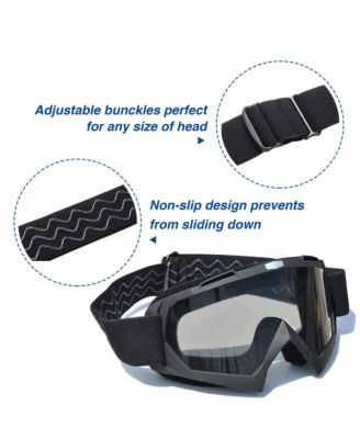 AHR GOG01 Motorcycle Goggles Riding Motocross Snowmobile Dirt Bike Off Road ATV Lens