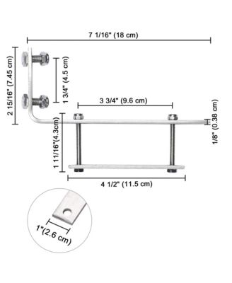 Universal Mounting Hardware Bracket Accessories Kit for Car Awning Shelter