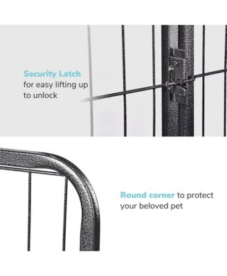 Heavy Duty Pet Playpen 6 Panel 28"x47" Dog Playpen Pet Pen Exercise Kennel RV Camping Barrier Fence Cage for Small Medium Large Dogs