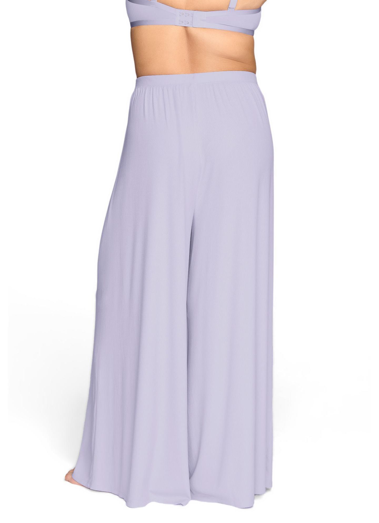 Женские брюки CUUP The Lounge Pant - Modal Silk Rib, цвет: Сиреневый — фото 3