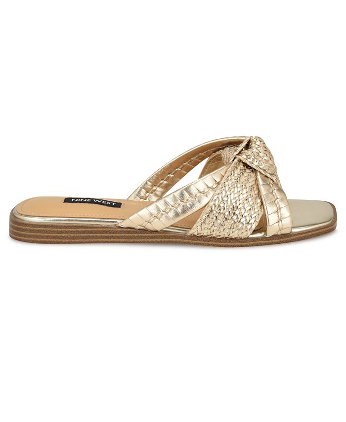 CINZIA VALLE Sandalo donna oro in pelle SANDALO