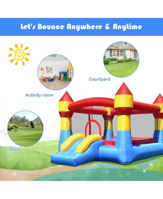 Inflatable Bounce House Castle Jumper Without Blower